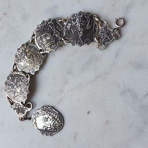 Vintage Don Quixote Spanish panel Bracelet